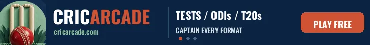 CricArcade banner