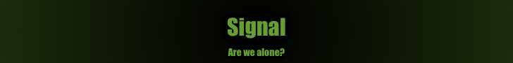 Signal banner