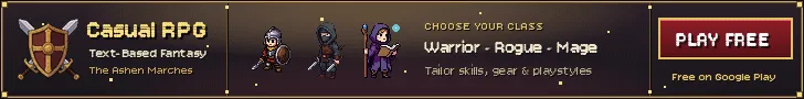 Casual RPG banner