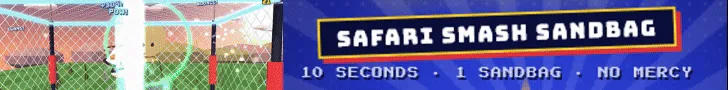 Safari Smash Sandbag banner