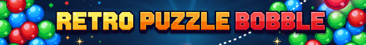 RETRO PUZZLE BOBBLE banner
