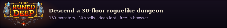 The Runed Deep banner
