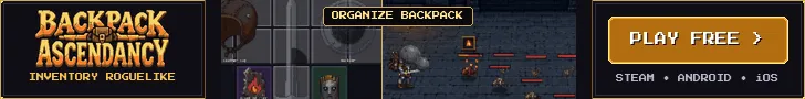 Backpack Ascendancy: Roguelike banner