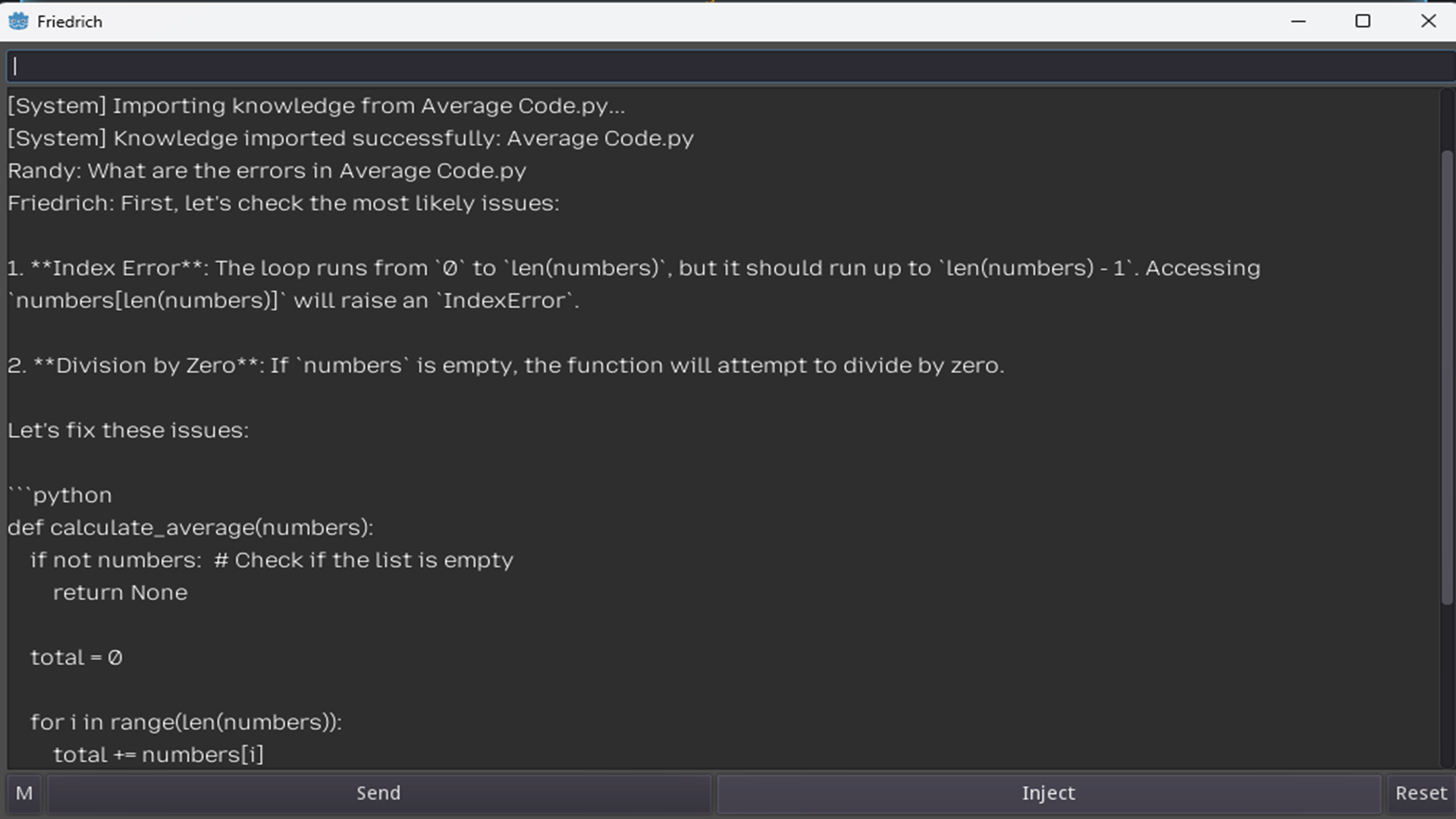 FriedrichAI screenshot 1