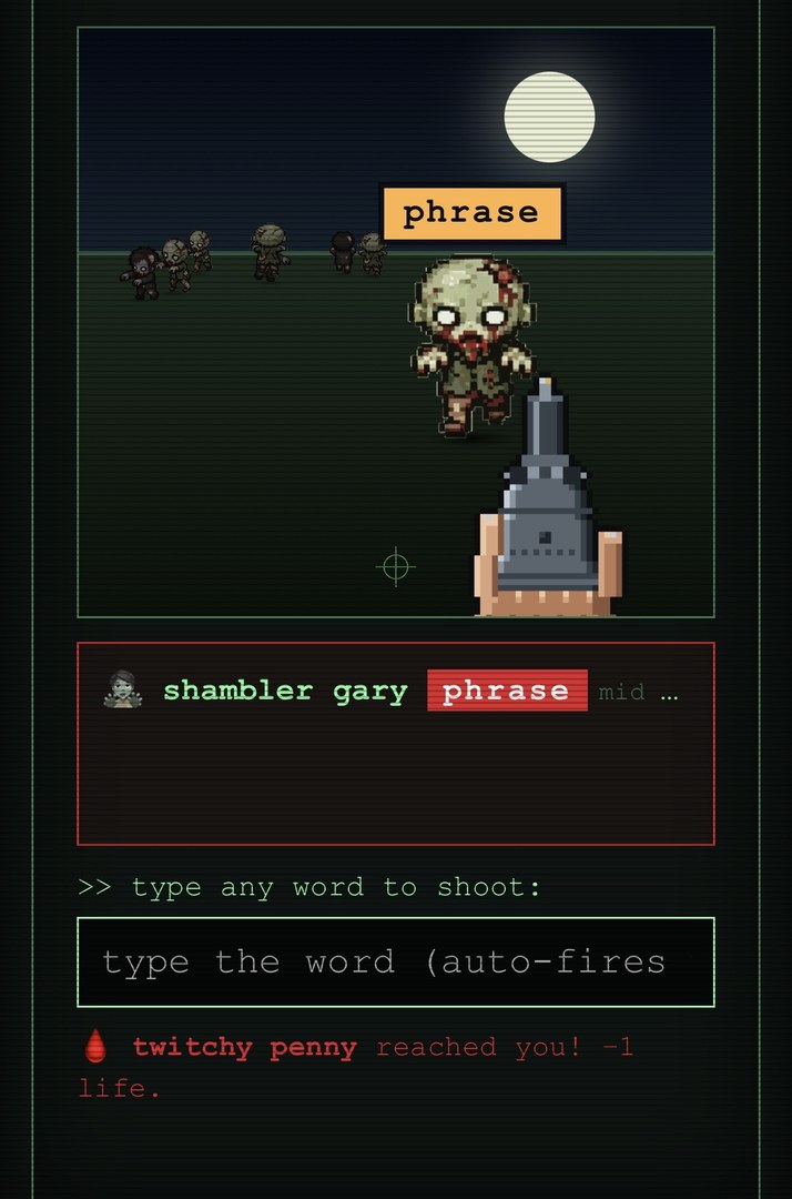 Typing Terror | screenshot 1