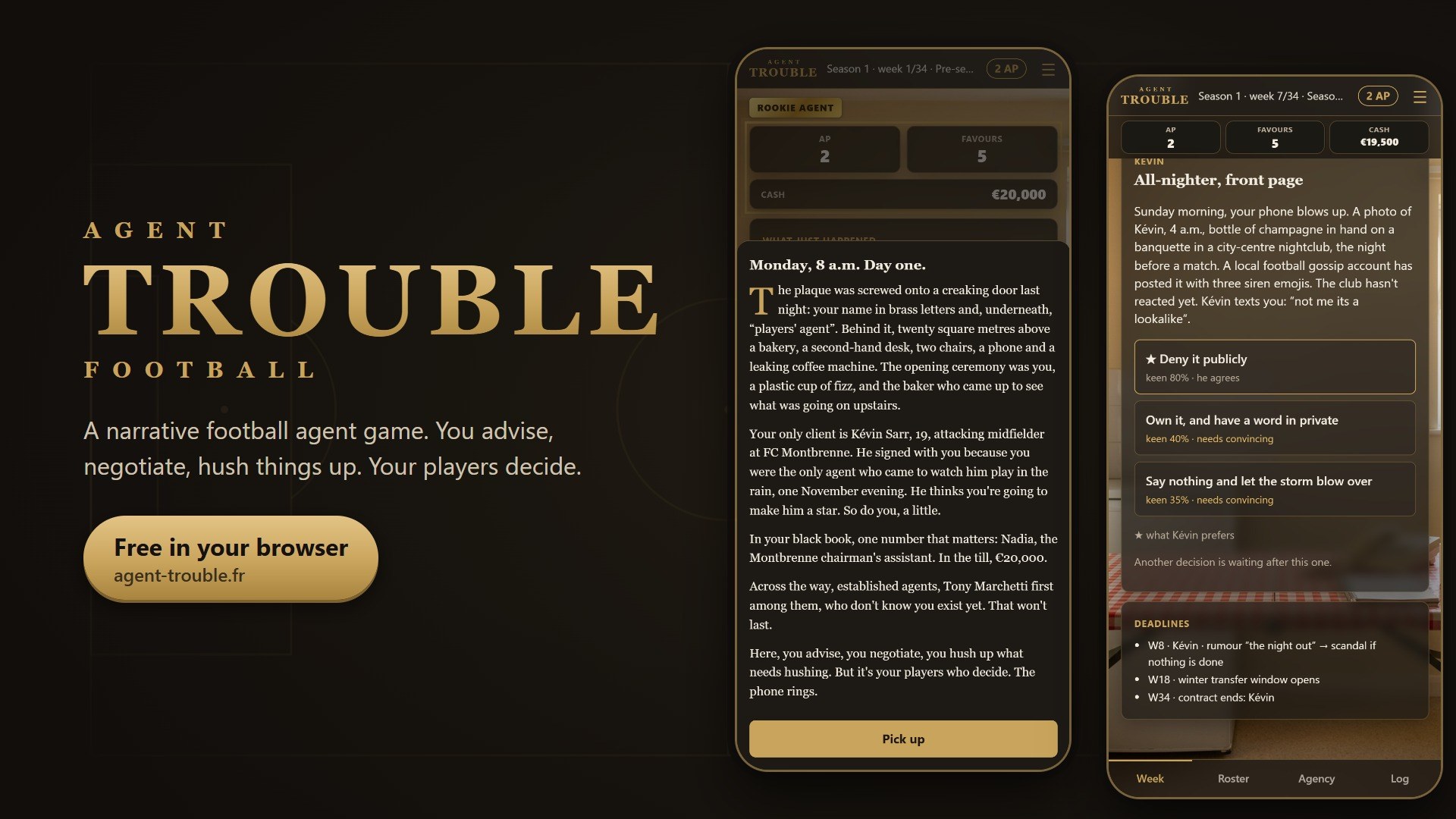 Agent Trouble: Football | screenshot 1