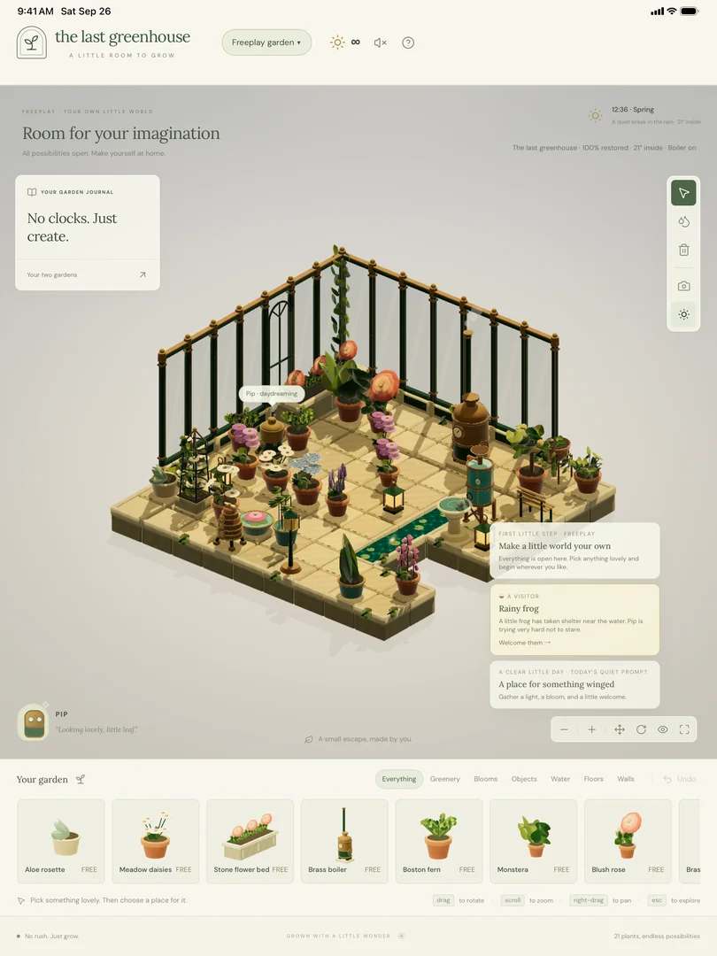 The Last Greenhouse | screenshot 1