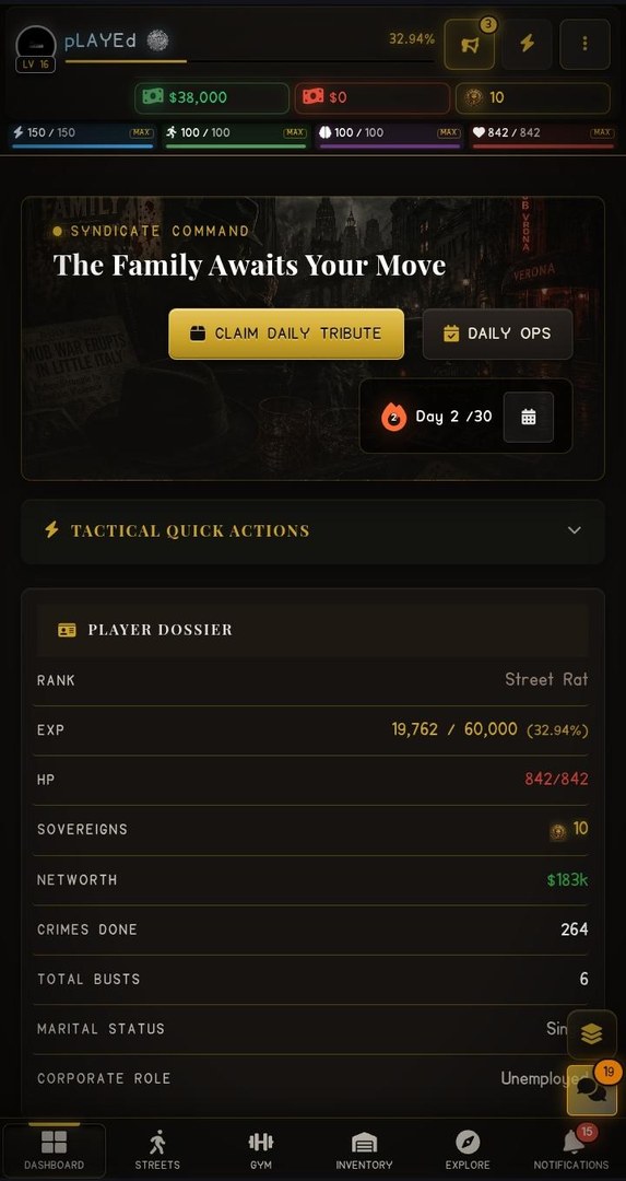 New Age Cartel - Mafia & Crime RPG | screenshot 1