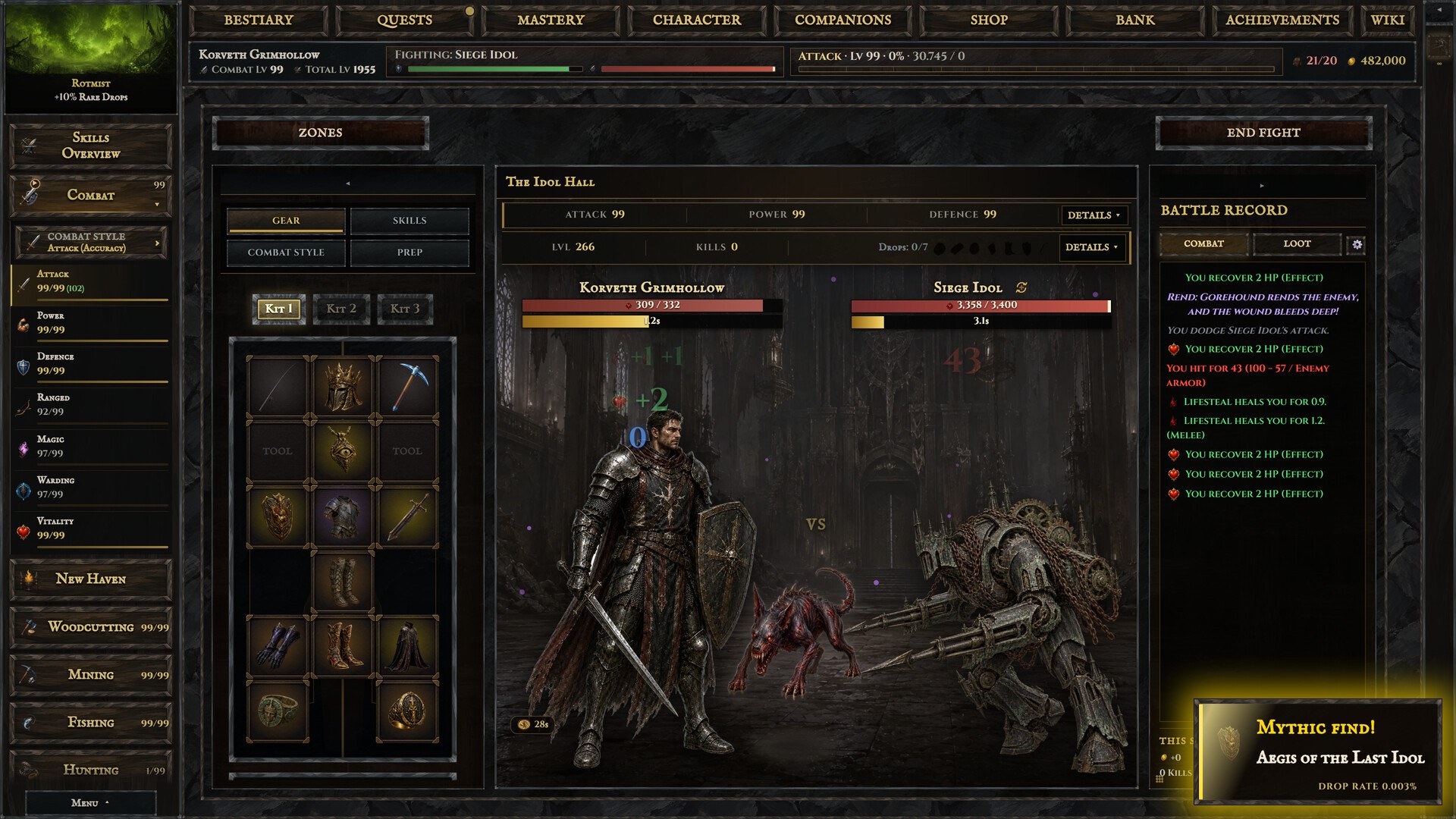 Grim Reach Idle | screenshot 1