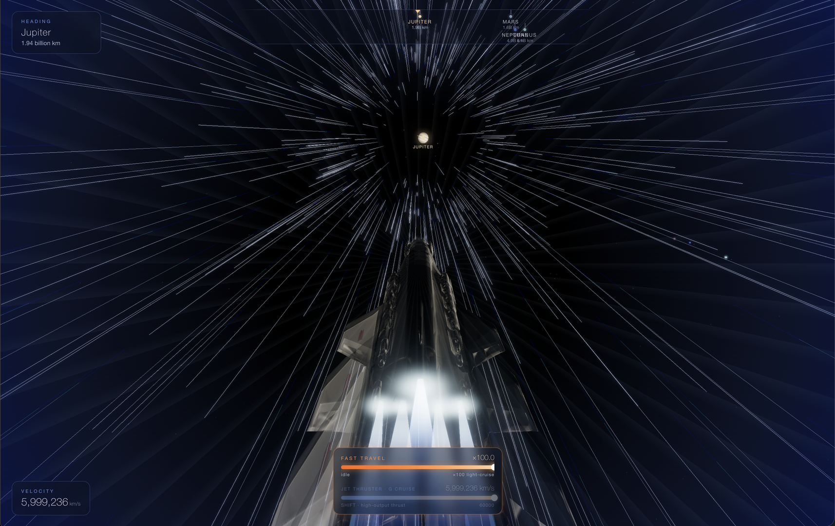 Spaceploration: A Minimalist Space Journey | screenshot 1