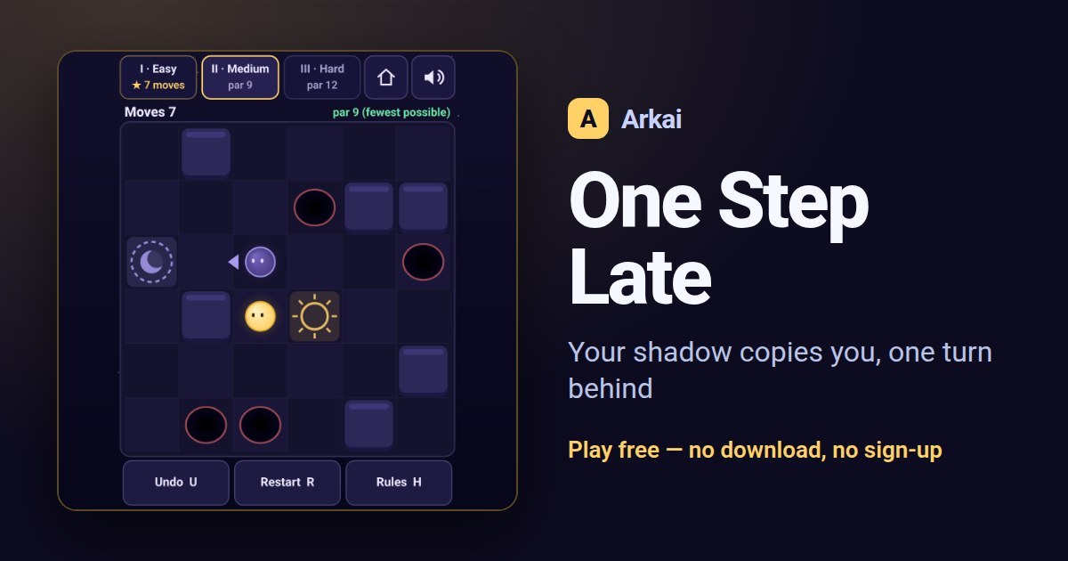 One Step Late | screenshot 1